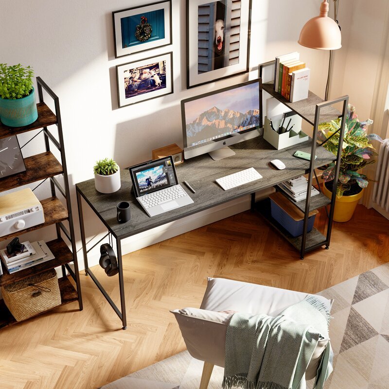 Ravello Reversible Home Office Workstation Writing Wok Desk Table | Furniture | Waseeh Pakistan