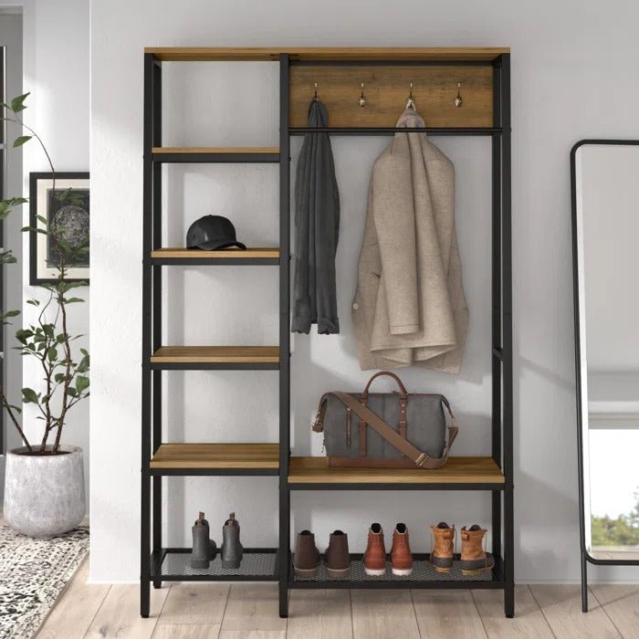 Ravishing Living Bedroom Shoe Coat Hang Storage Organizer Rack Decor | Furniture | Waseeh Pakistan