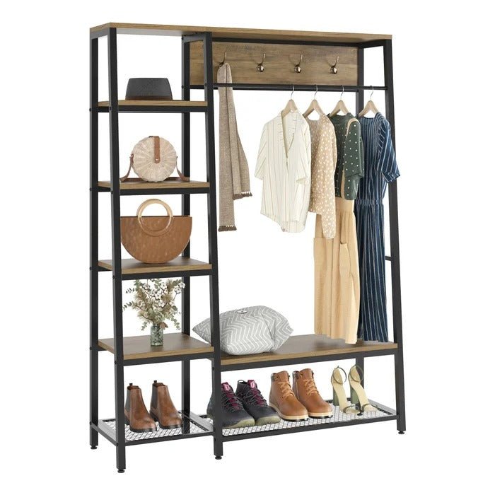 Ravishing Living Bedroom Shoe Coat Hang Storage Organizer Rack Decor | Furniture | Waseeh Pakistan