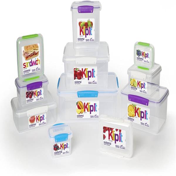 Rectangular Accents Food Lunch Box | Not Sale FB | Waseeh Pakistan