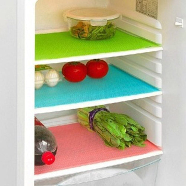 Refrigerator Antibacterial Tailored Mats (4 pcs) | kitchen item | Waseeh Pakistan