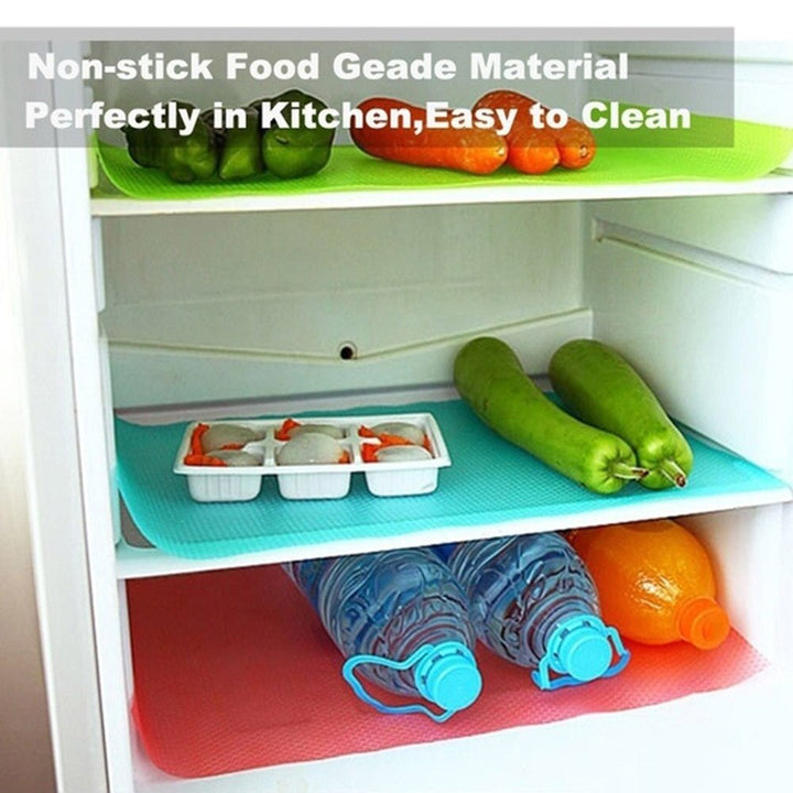 Refrigerator Antibacterial Tailored Mats (4 pcs) | kitchen item | Waseeh Pakistan
