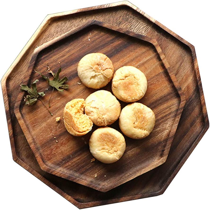 Renawe Octagon Wooden Platter Kitchen Serving Tray | kitchen item | Waseeh Pakistan
