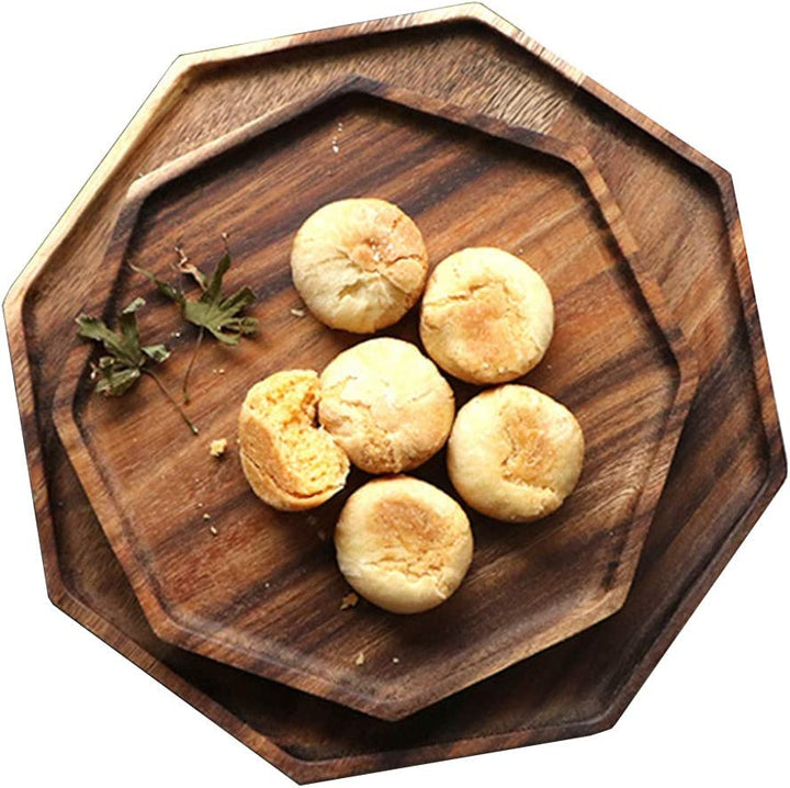 Renawe Octagon Wooden Platter Kitchen Serving Tray | kitchen item | Waseeh Pakistan