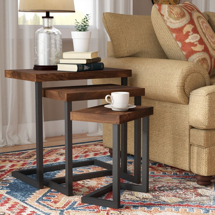 Rendix Nesting Tables (Set of 3) | Furniture | Waseeh Pakistan
