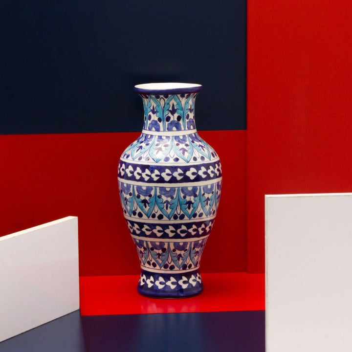 Rest Nest felicity Vase-Blue pottery | Home Décor | Waseeh Pakistan