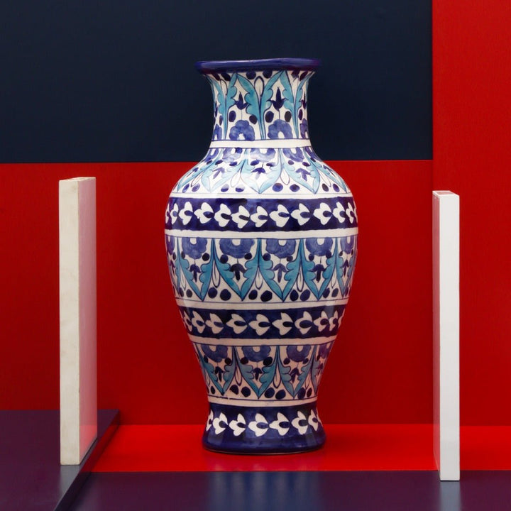 Rest Nest felicity Vase-Blue pottery | Home Décor | Waseeh Pakistan