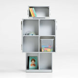 Robot Bookcase Shelve Organzier Kids Bedroom Rack Decor