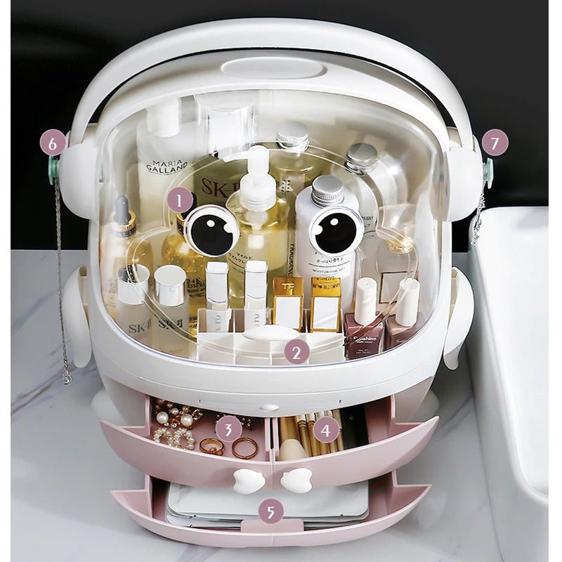 Rocky Penguin &amp; Kitty cosmetic organizer | Fashion Point | Waseeh Pakistan