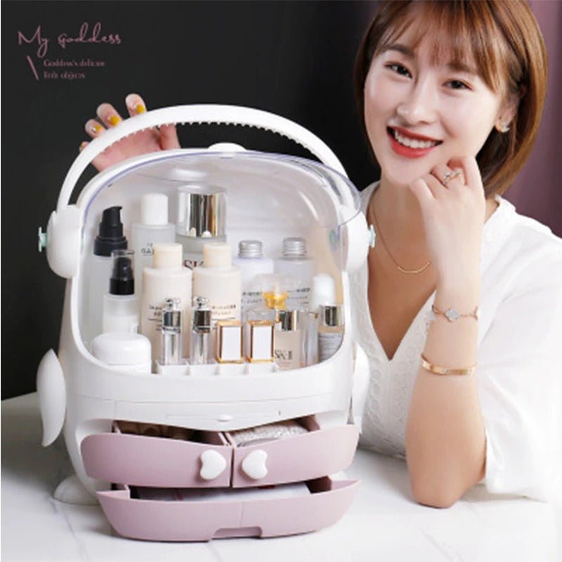 Rocky Penguin &amp; Kitty cosmetic organizer | Fashion Point | Waseeh Pakistan