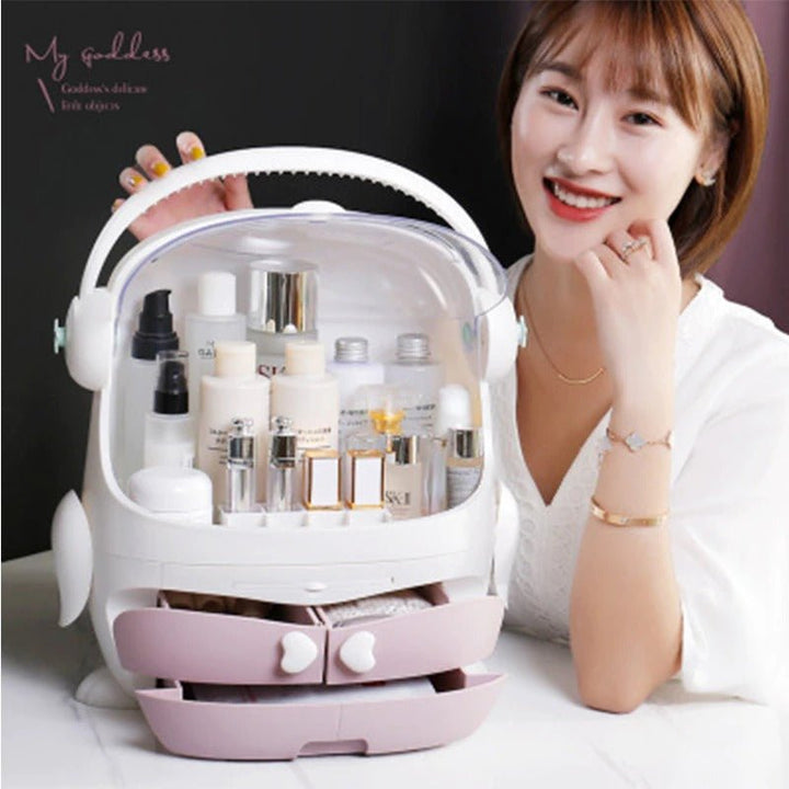 Rocky Penguin &amp; Kitty cosmetic organizer | Fashion Point | Waseeh Pakistan