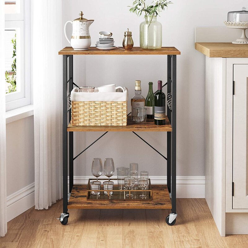 Rolling Cart Storage Serving Kitchen Trolley | Not Sale FB | Waseeh Pakistan