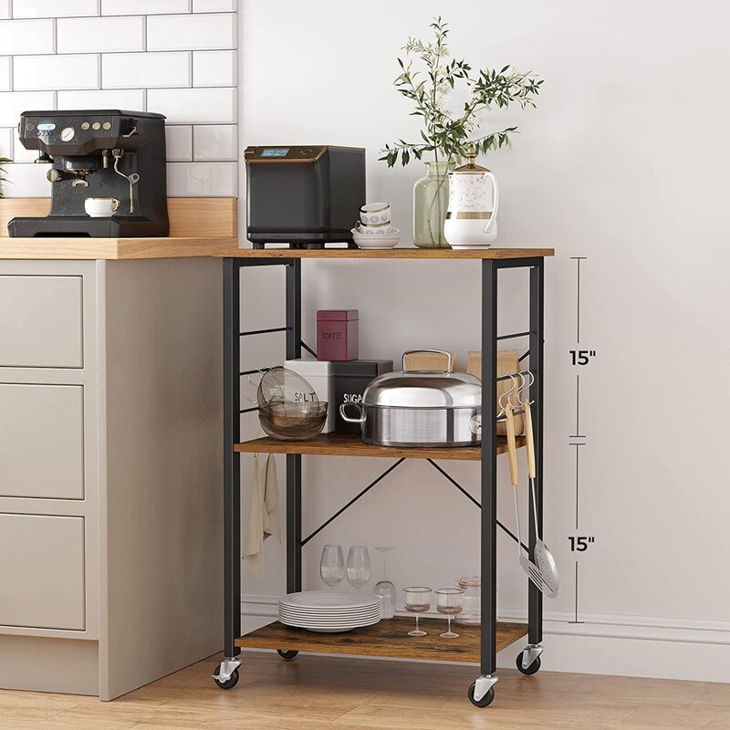 Rolling Cart Storage Serving Kitchen Trolley | Not Sale FB | Waseeh Pakistan