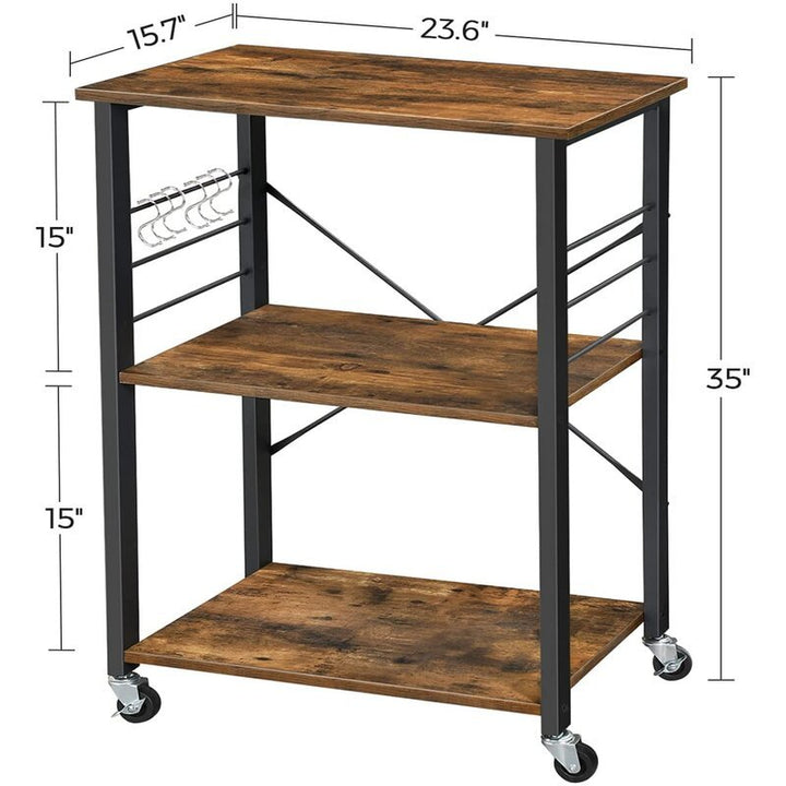 Rolling Cart Storage Serving Kitchen Trolley | Not Sale FB | Waseeh Pakistan