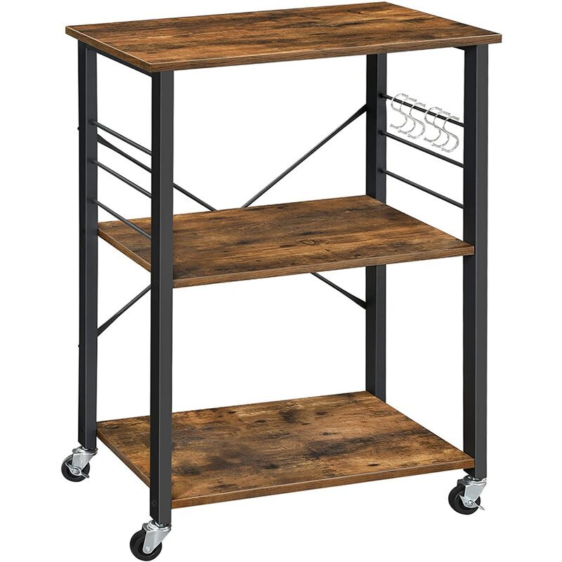 Rolling Cart Storage Serving Kitchen Trolley | Not Sale FB | Waseeh Pakistan