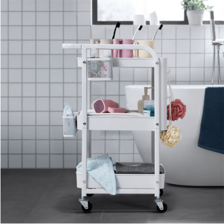 Rolling Utility Kitchen Cart Trolley (3-Tier) | Furniture | Waseeh Pakistan