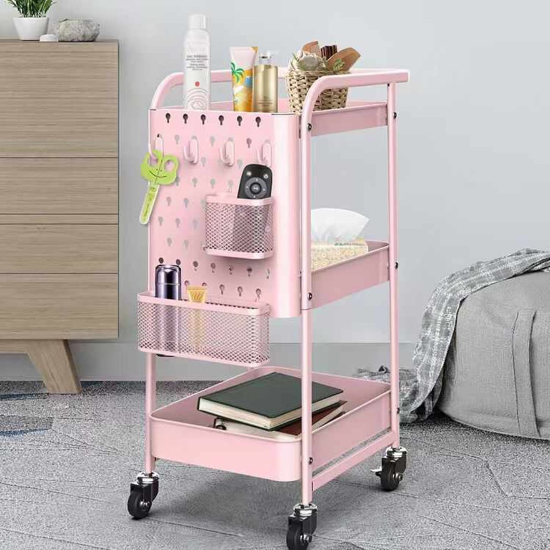 Rolling Utility Kitchen Cart Trolley (3-Tier) | Furniture | Waseeh Pakistan