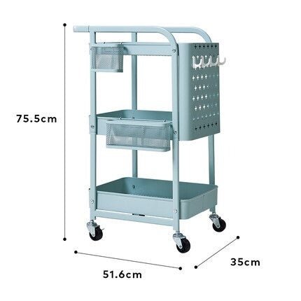 Rolling Utility Kitchen Cart Trolley (3-Tier) | Furniture | Waseeh Pakistan