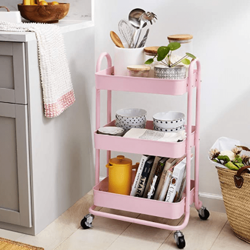 Rolling Zone Kitchen Cart Trolley (3-Tier) | Furniture | Waseeh Pakistan