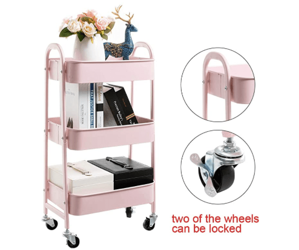 Rolling Zone Kitchen Cart Trolley (3-Tier) | Furniture | Waseeh Pakistan