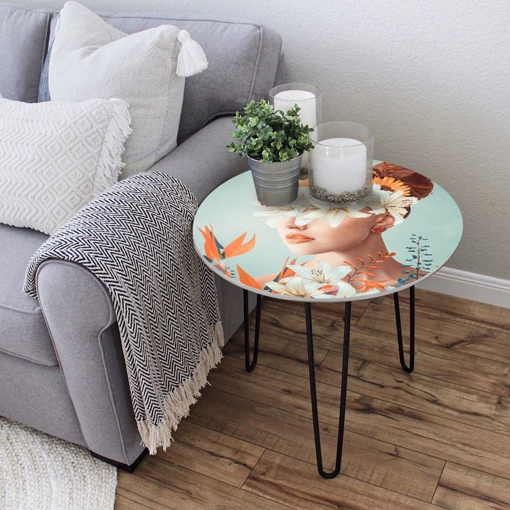 Roman Azalea Living Lounge Center Side Hairpin Table | Furniture | Waseeh Pakistan
