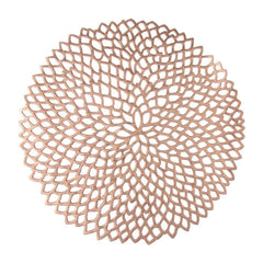 Bronzy Table Toppie (Flower Bloom) - waseeh.com