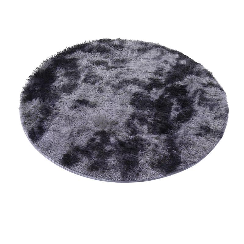 Round Furry Rugs (4&