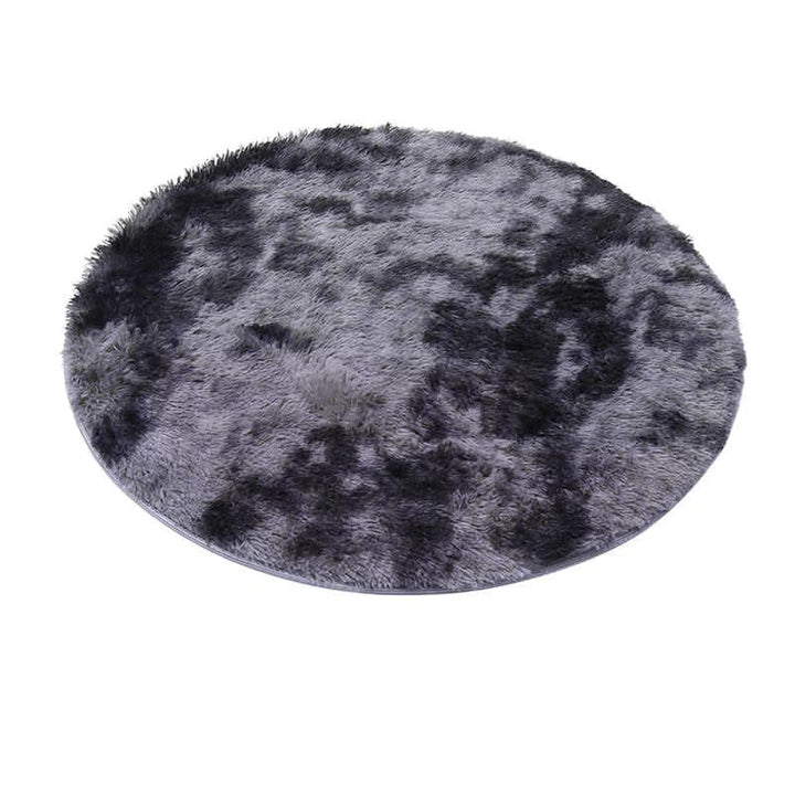Round Furry Rugs (4&