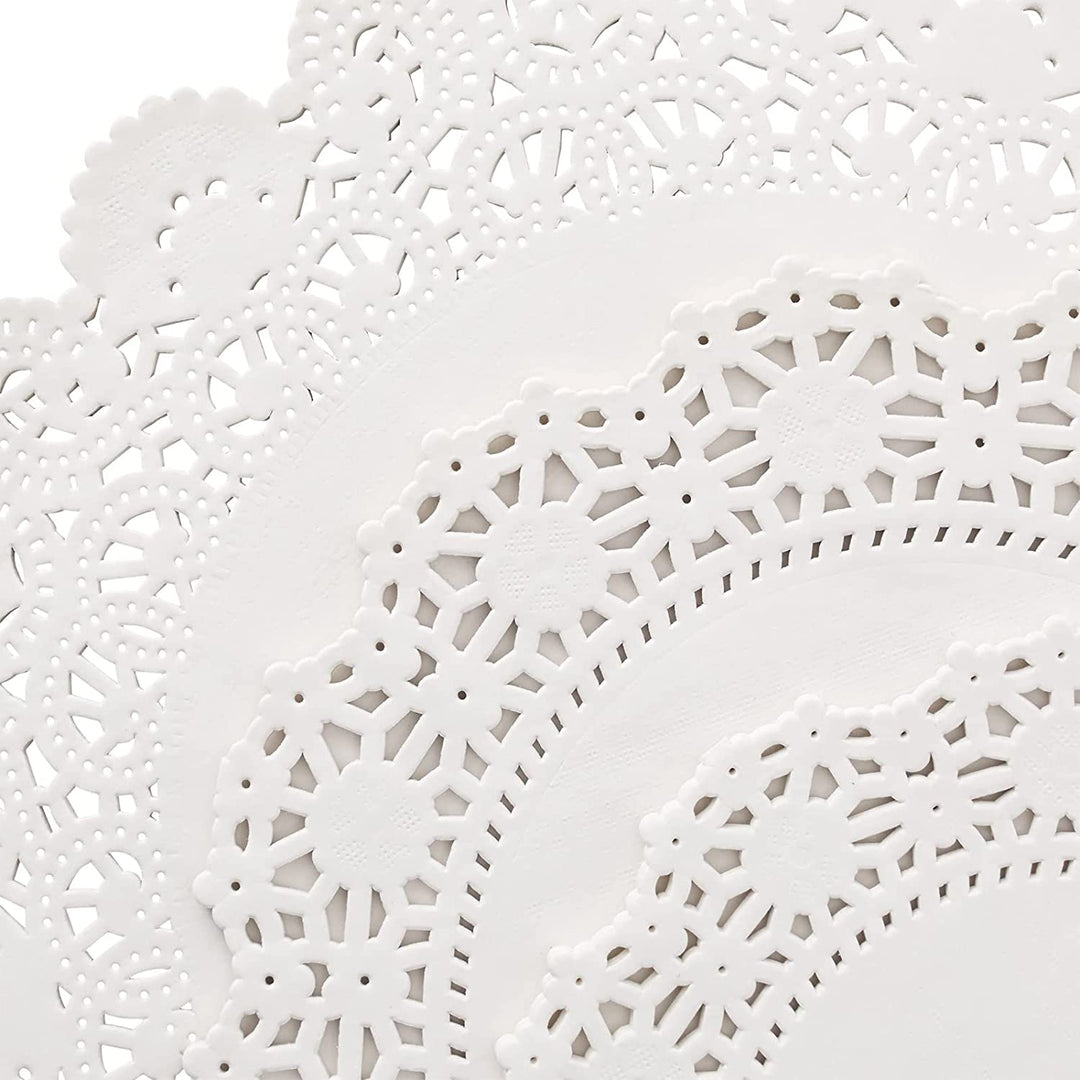Round Lace Paper Doilies Matts (Pack of 5) | kitchen item | Waseeh Pakistan