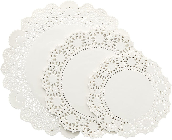 Round Lace Paper Doilies Matts (Pack of 5) | kitchen item | Waseeh Pakistan