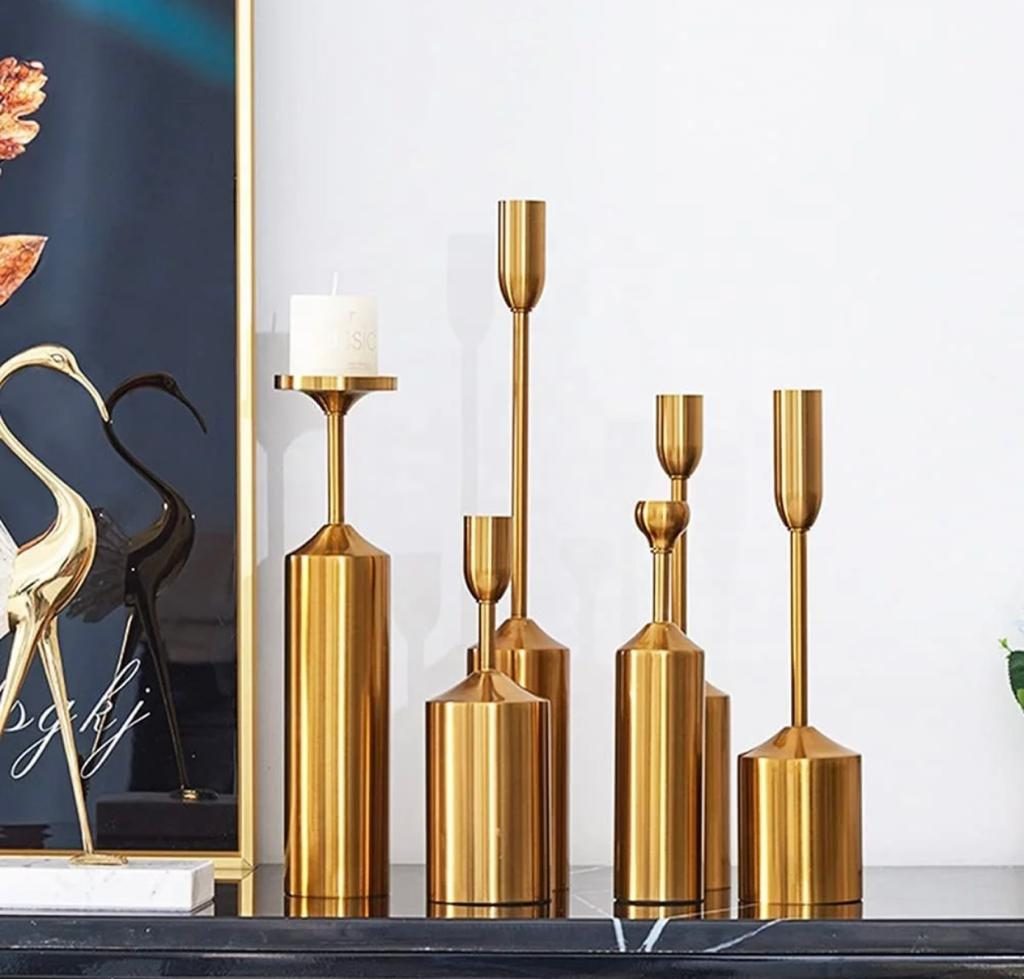Royal Style Candle Holder (set of 6) | Not Sale FB | Waseeh Pakistan
