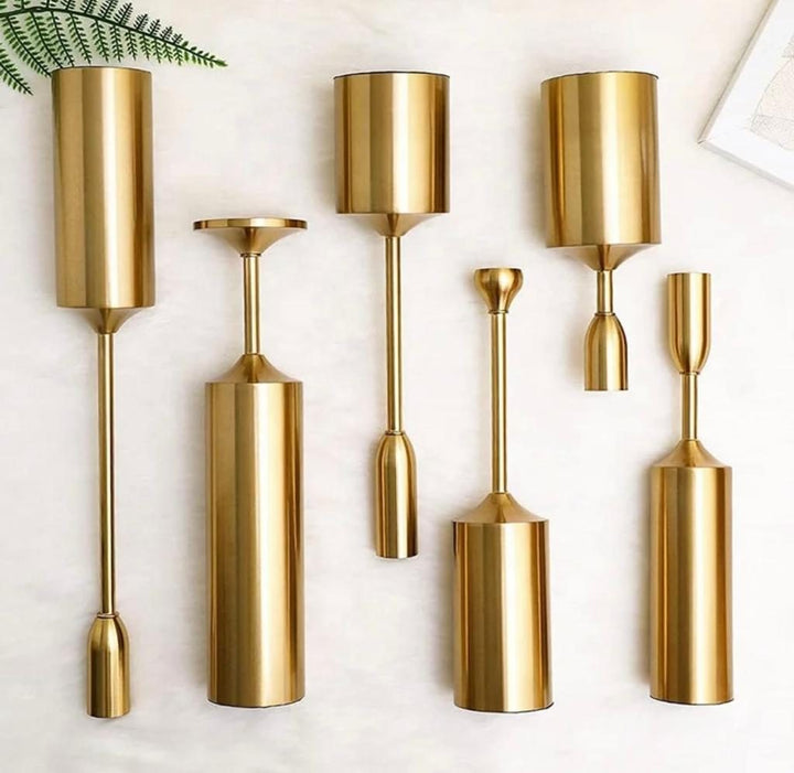 Royal Style Candle Holder (set of 6) | Not Sale FB | Waseeh Pakistan