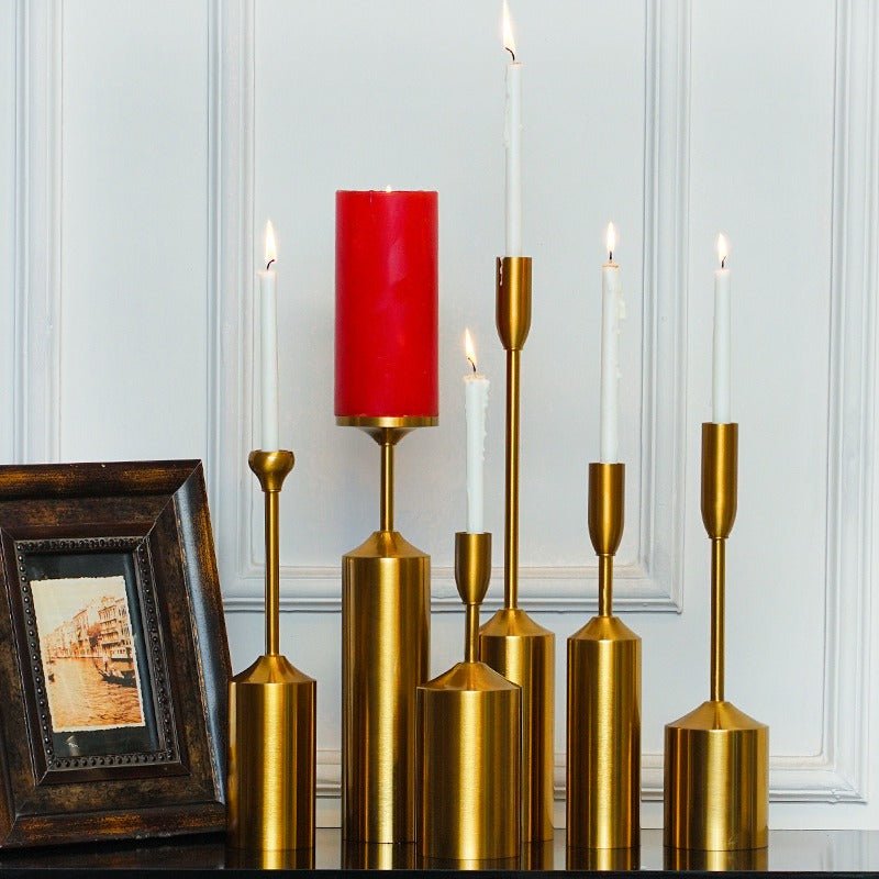 Royal Style Candle Holder (set of 6) | Not Sale FB | Waseeh Pakistan