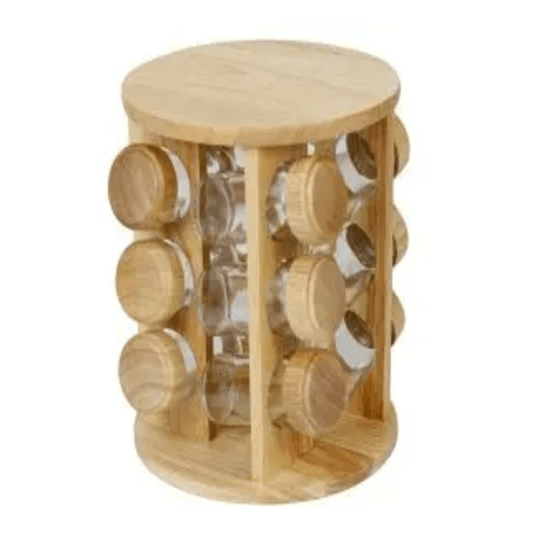 Rubberwood Spice Rack | kitchen item | Waseeh Pakistan