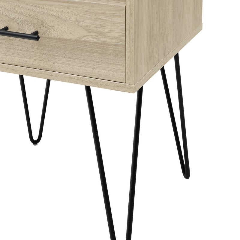 Rustic Living Lounge Center Side Hairpin Table (Birch Touch) | Furniture | Waseeh Pakistan