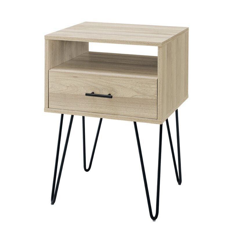 Rustic Living Lounge Center Side Hairpin Table (Birch Touch) | Furniture | Waseeh Pakistan