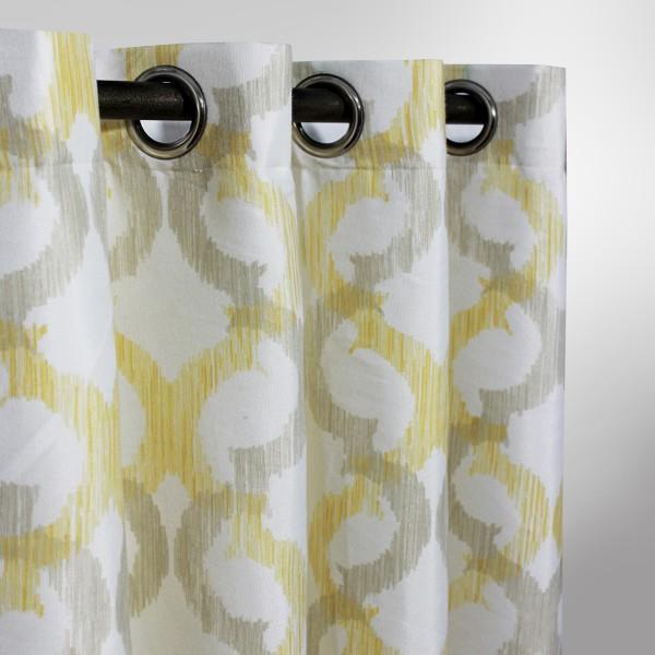 Safran Motif - Curtain With Lining - Single Panel - 50" x 90" | Home Décor | Waseeh Pakistan