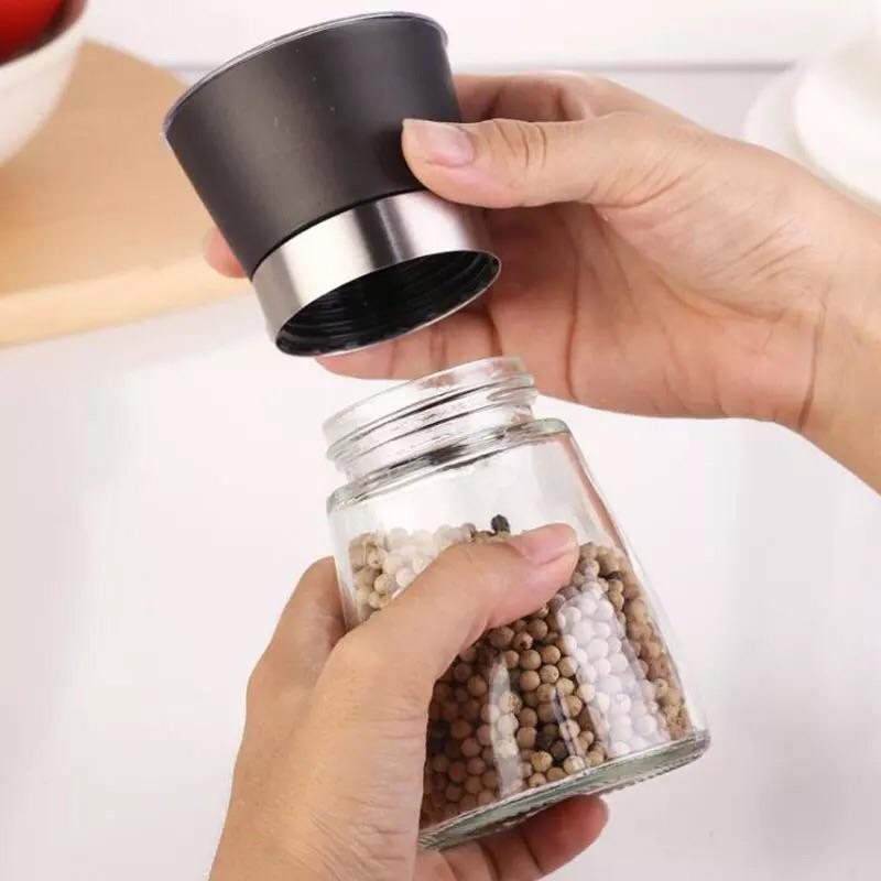 Salt and Pepper Glass Mills | kitchen item | Waseeh Pakistan