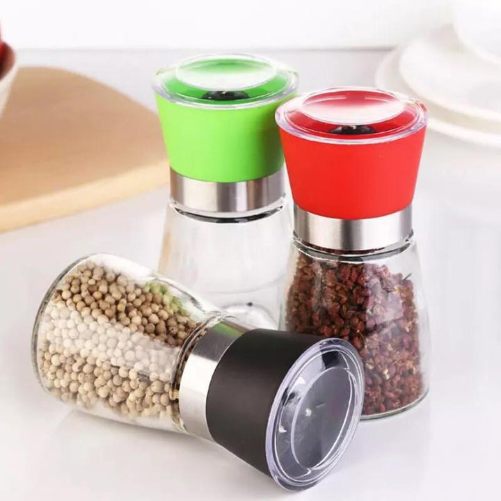 Salt and Pepper Glass Mills | kitchen item | Waseeh Pakistan