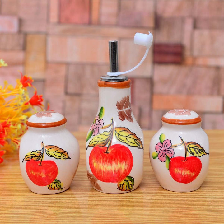 Salt Pepper Sauce Set (3 Pieces) | kitchen item | Waseeh Pakistan