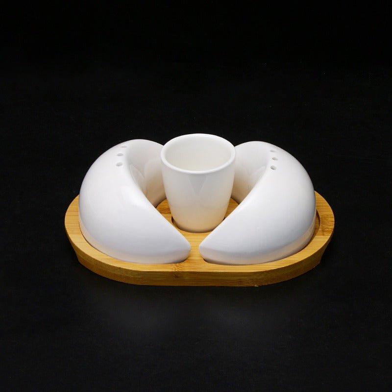 Salt pepper &amp; Sauce Set "Half Moon Style" | kitchen item | Waseeh Pakistan
