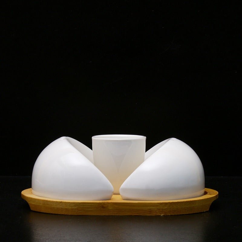 Salt pepper &amp; Sauce Set "Half Moon Style" | kitchen item | Waseeh Pakistan