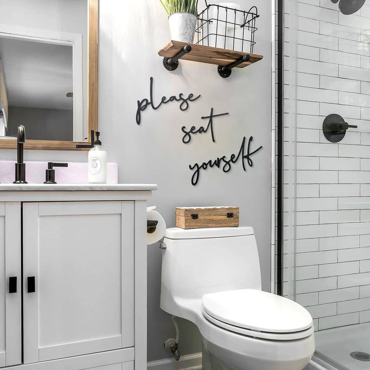 Sardonic Bathroom Wall Hanging Caption Decor | Home Décor | Waseeh Pakistan
