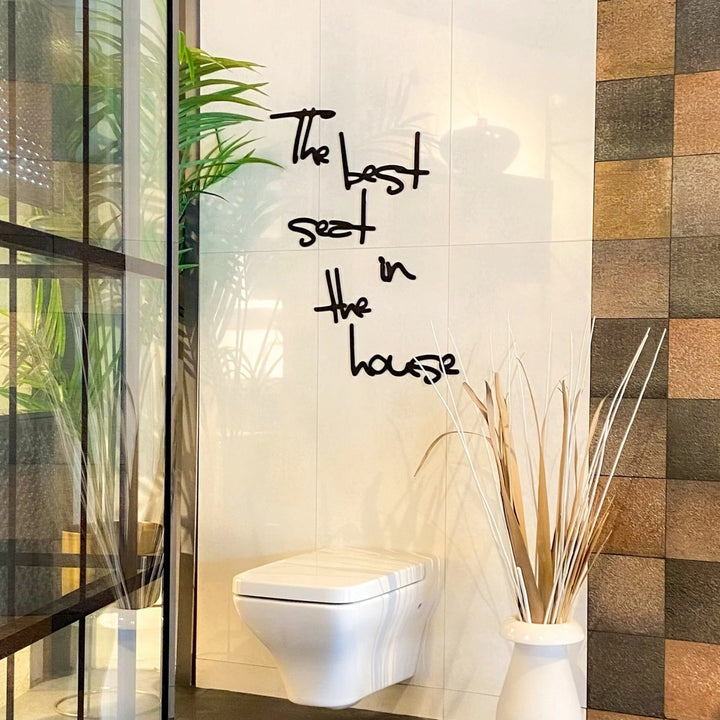 Sardonic Bathroom Wall Hanging Caption Decor | Home Décor | Waseeh Pakistan