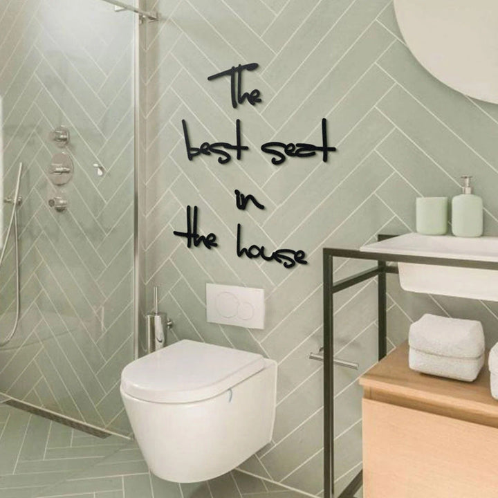 Sardonic Bathroom Wall Hanging Caption Decor | Home Décor | Waseeh Pakistan