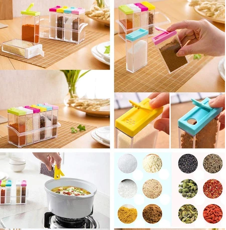 Seasoning Six Piece Spice Set | kitchen item | Waseeh Pakistan