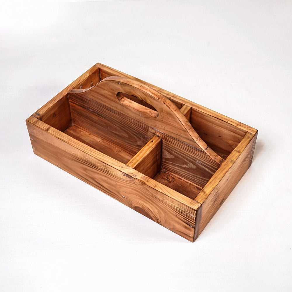 Serviette Solid Wood Cutlery Tray Container | Furniture | Waseeh Pakistan