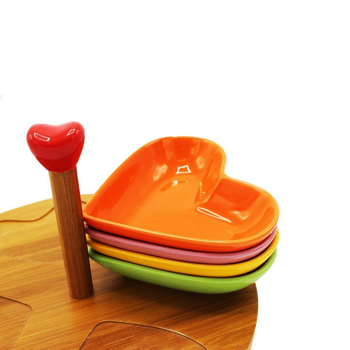 Set of 4 Bowls with Bamboo Handle | kitchen item | Waseeh Pakistan