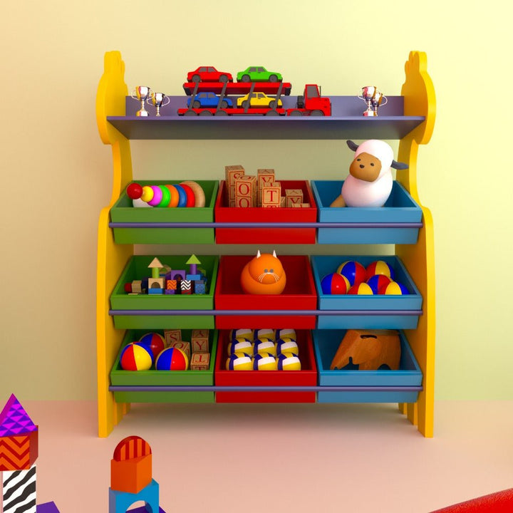 Shady Giraffe Kids Toy Bookcase Organizer Rack | Furniture | Waseeh Pakistan