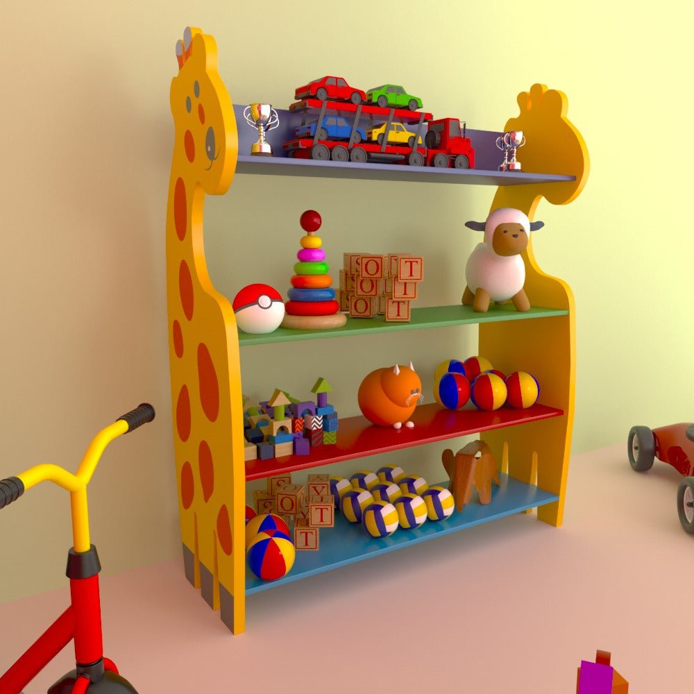 Shady Giraffe Kids Toy Bookcase Organizer Rack | Furniture | Waseeh Pakistan